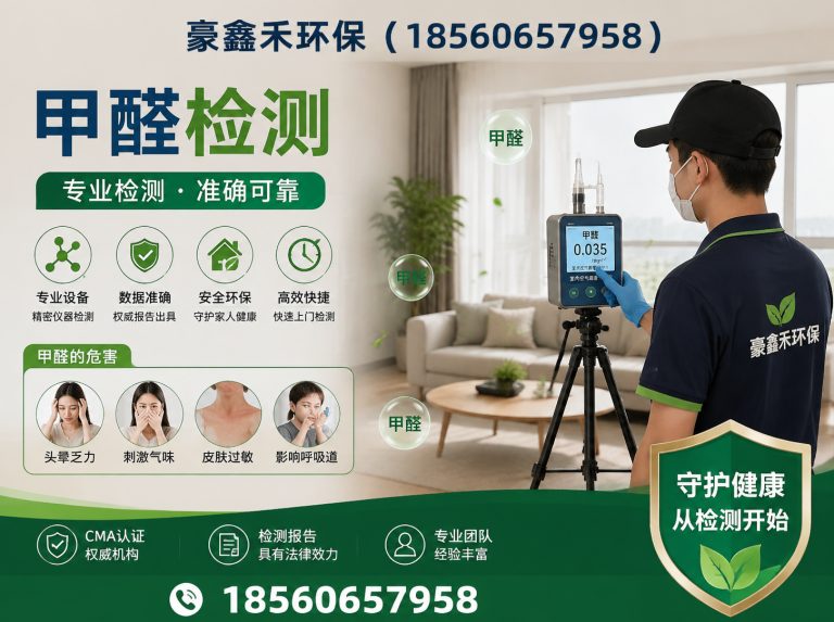 青岛甲醛检测展示图